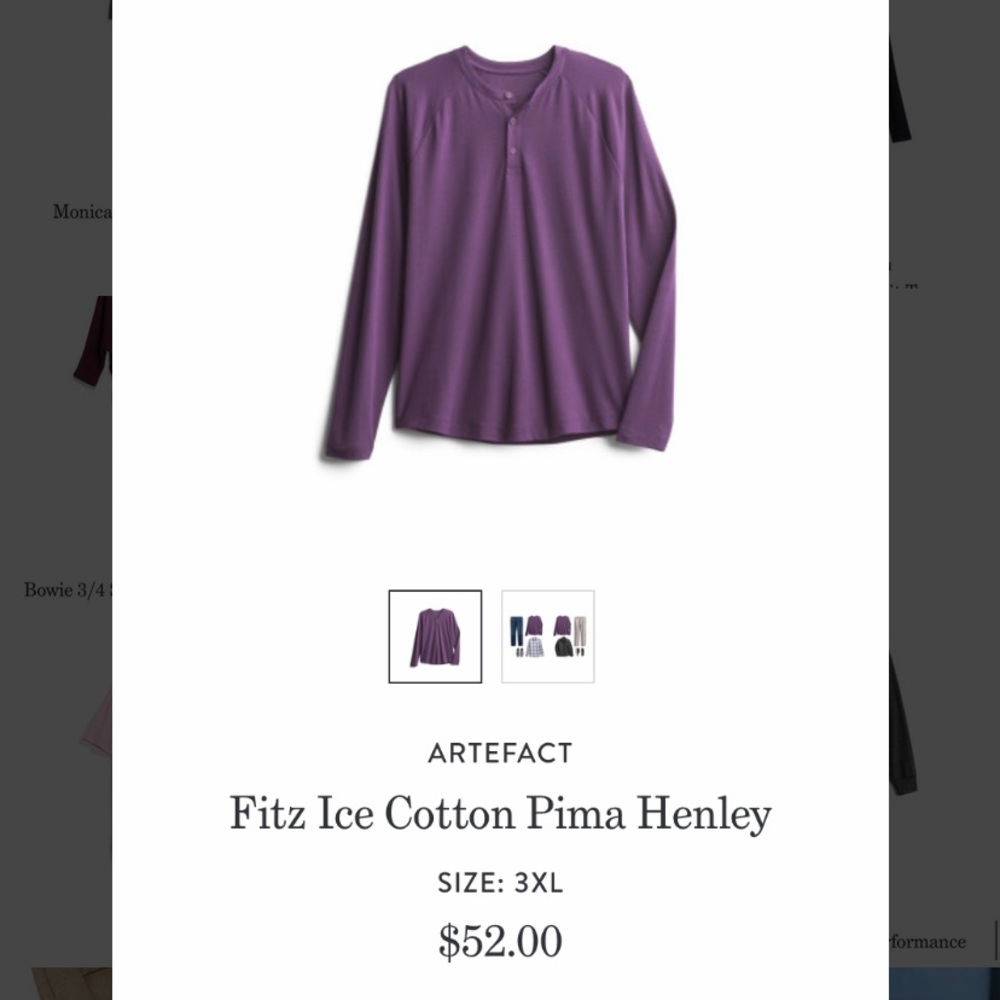 New w/tags Artefact Fitz ice